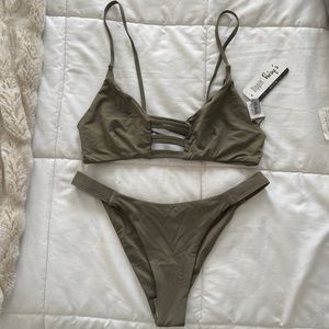 Dippin’ Daisy’s Green Bikini Set